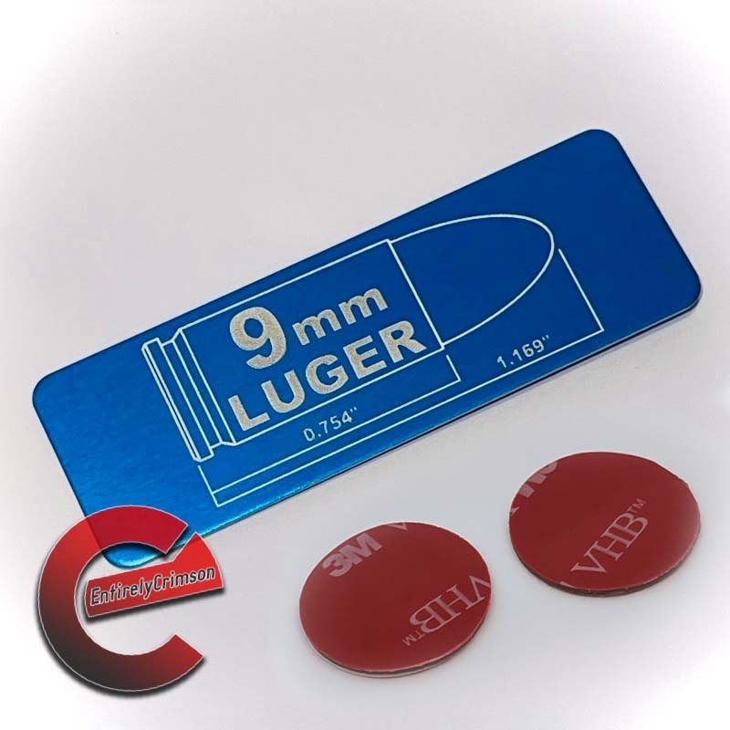 Custom engraved toolhead caliber ID tags