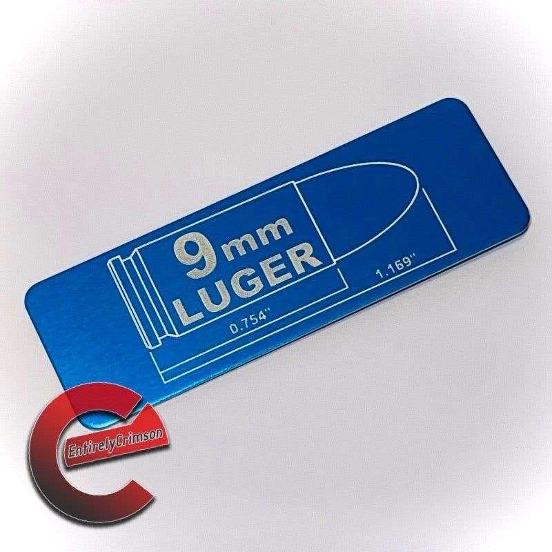 Custom engraved toolhead caliber ID tags